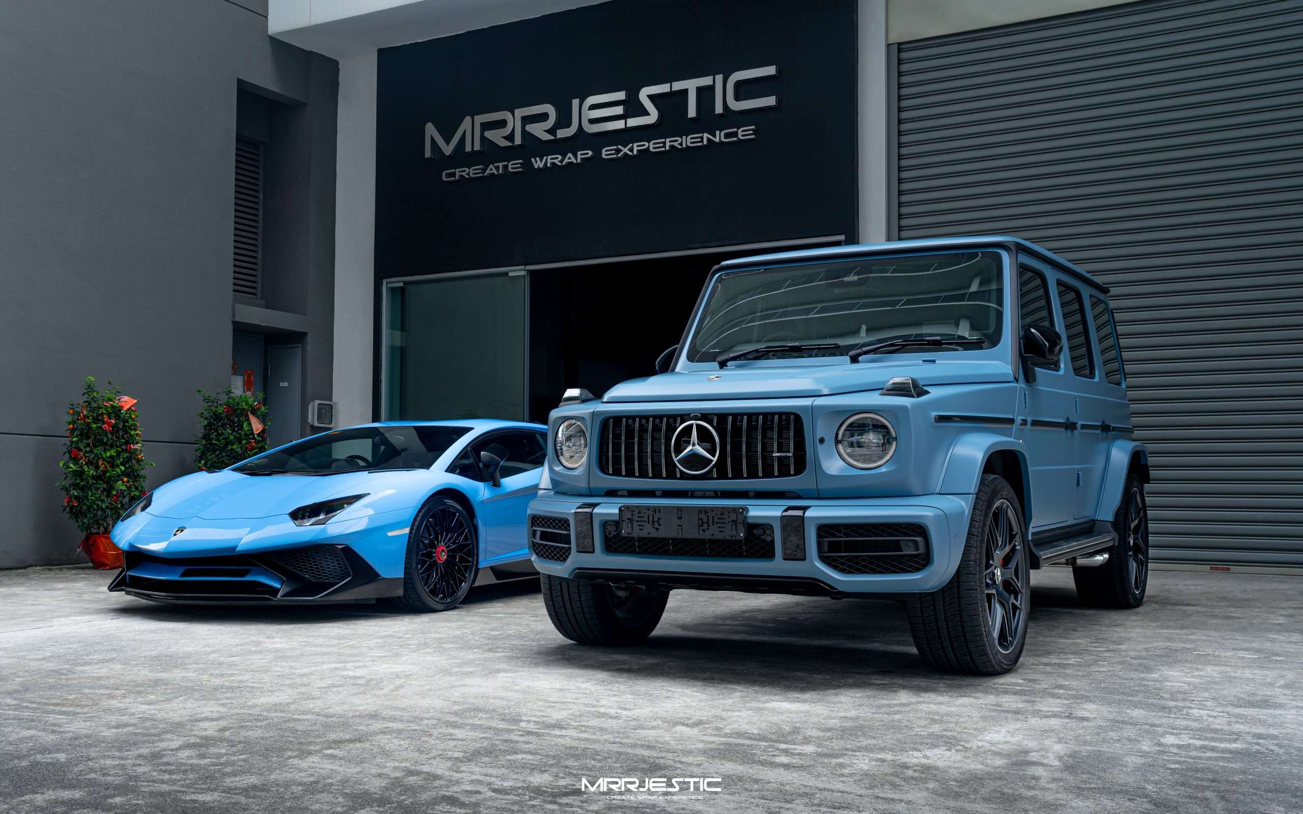 Mercedes-AMG G63 wrapped at the MRRJESTIC studio